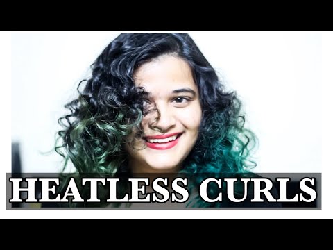 PERFECT HEATLESS CURLS AT HOME | STRAIGHT TO CURLY