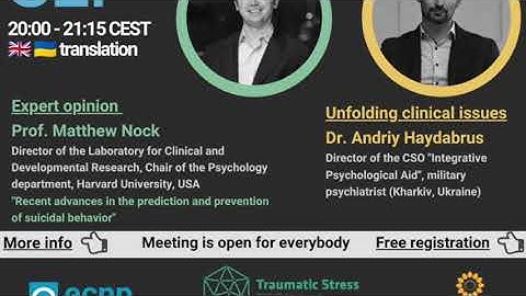 Recent advances in the prediction and prevention of suicidal behaviour