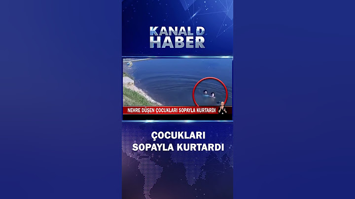 Nehre Düşen Çocukları Sopayla Kurtardı Panik Dolu Anlar Kamerada