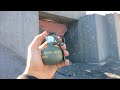 throwing a real call of duty grenade in my grandpa’s bunker