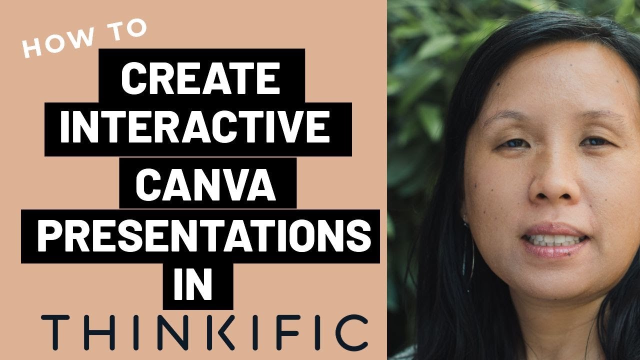 how to make canva presentation interactive