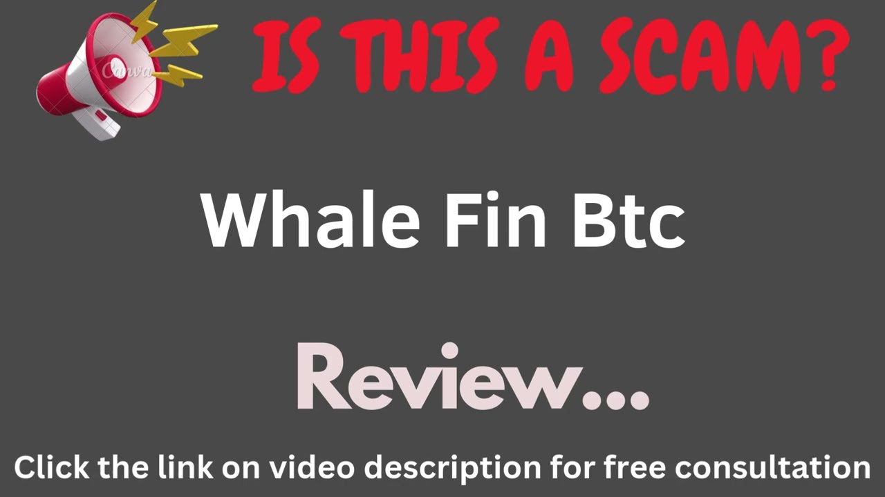 Whalefin-btc.com Review: THIS IS A SCAM? (Whale Fin Btc)