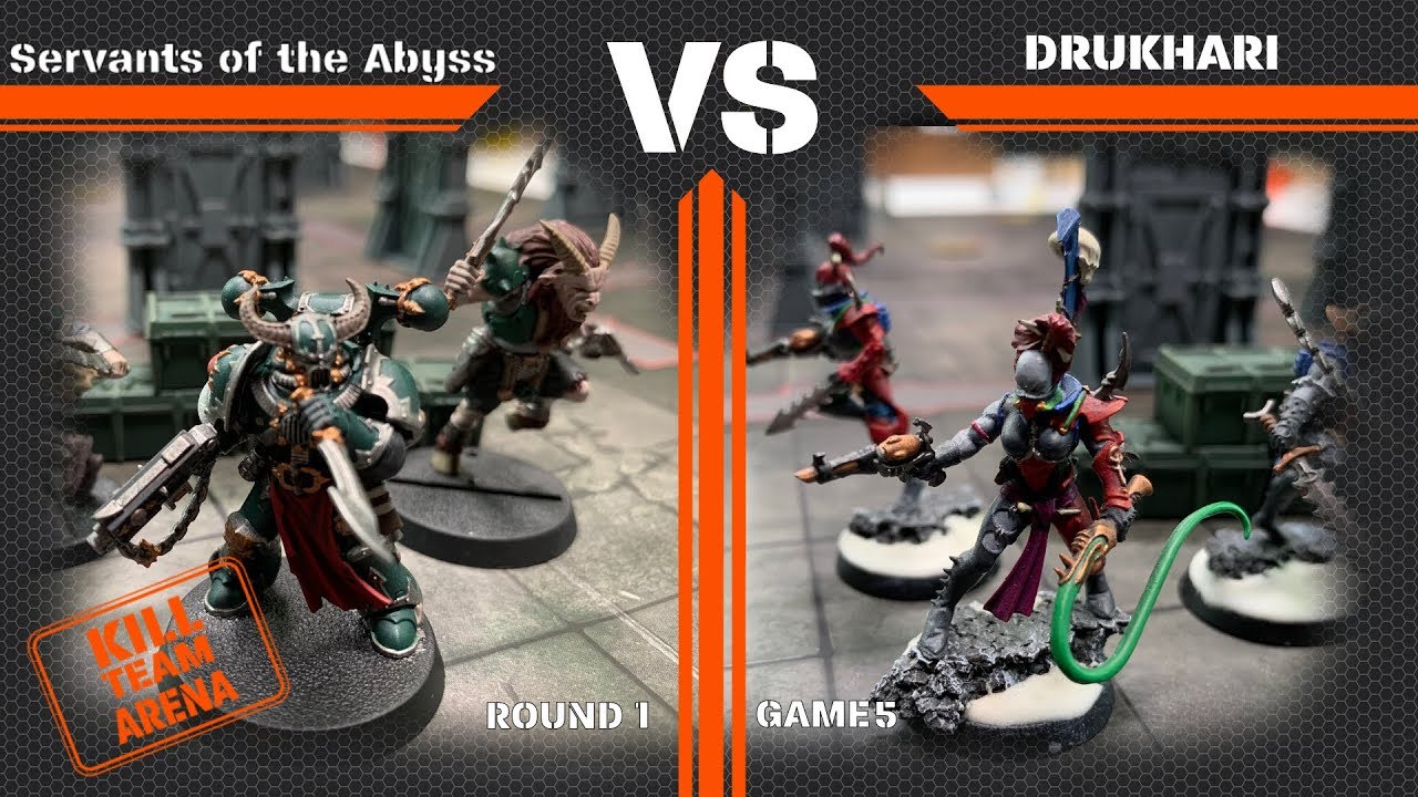 Kill Team Arena Bracket Servants of the Abyss vs Drukhari Game #5 - YouTube