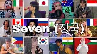 who sang it better :Seven - 정국 Jungkook  ft. Latto  (12 different country)