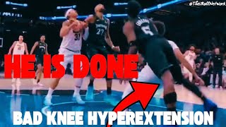 ANTHONY EDWARDS BAD KNEE HYPEREXTENSION GETS HURT RIGHT AFTER VOWING TO BLOCK SHOTS LIKE DWADE 🤯🚨