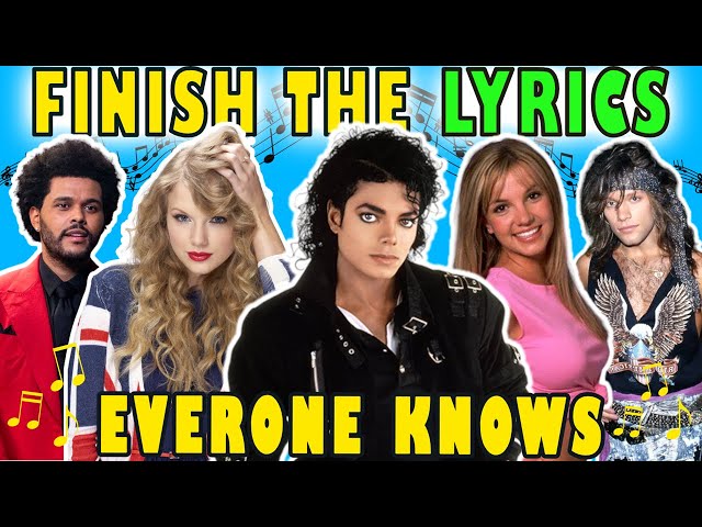 Finish The Lyrics Of The Most Popular Songs Ever | Music Quiz 🎵 1975-2019 class=