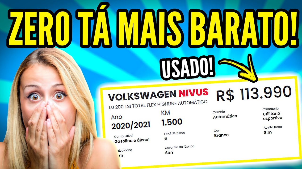 POR ESSA NINGUÉM ESPERAVA! ZERO KM MAIS BARATO que USADO?