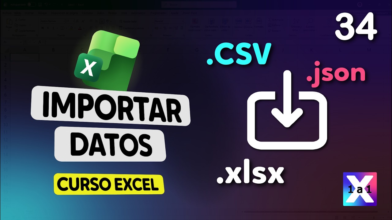 34 | Importar Datos en Excel: opciones, límites y buenas prácticas - 👑Curso Premium 2026
