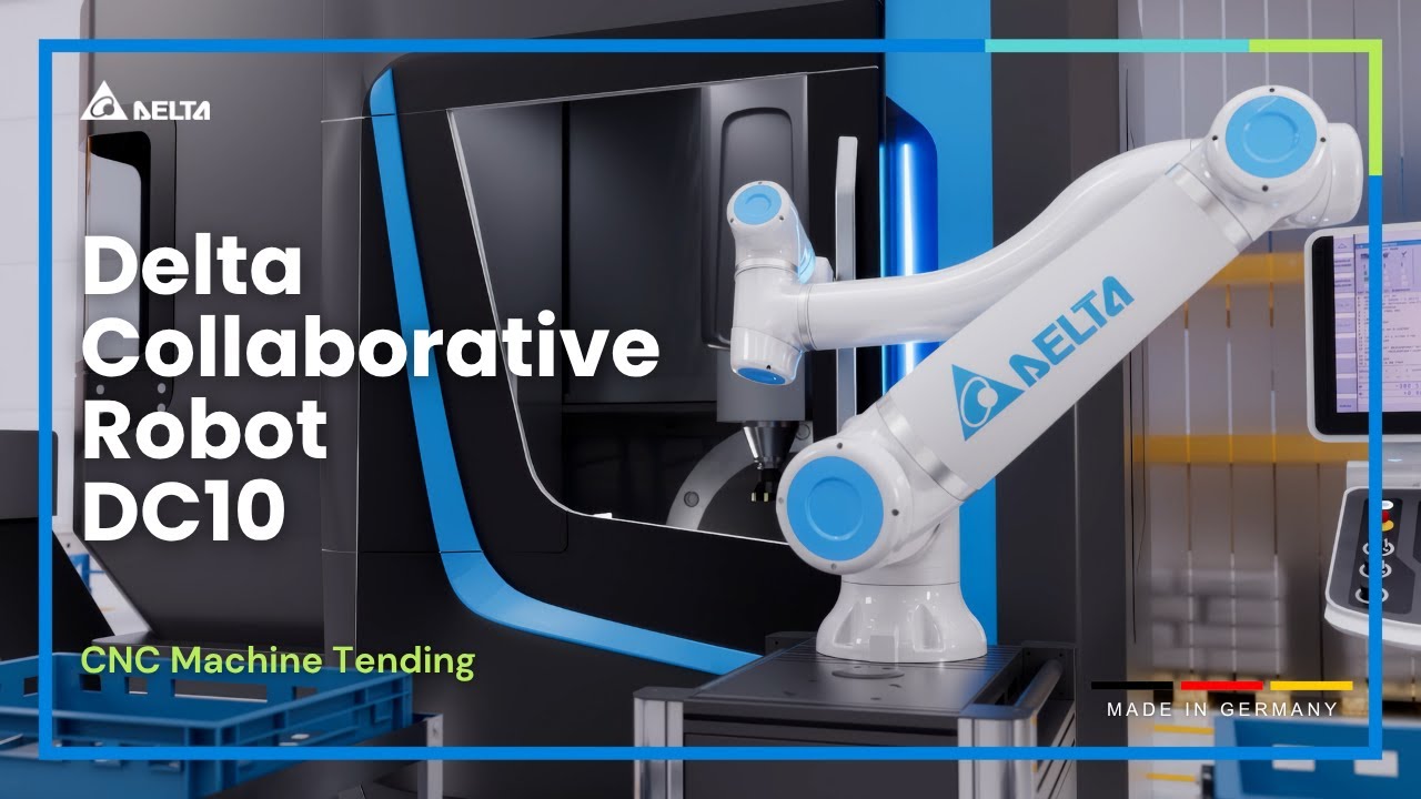 Delta D-Bot Collaborative Robot | 10kg Payload | CNC Machine Tending ...