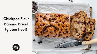 Chickpea Flour Banana Bread (gluten free!)