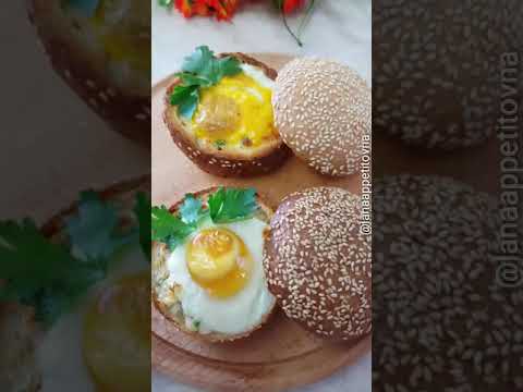 Фаршированные булочки Идея легкого и вкусного ЗАВТРАКА #Shorts