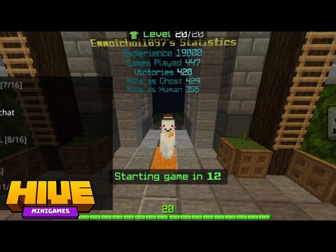 Video MAX LEVEL (20/20) GI (GHOST INVISIBLE)/THE HIVE ARCADE - youtube