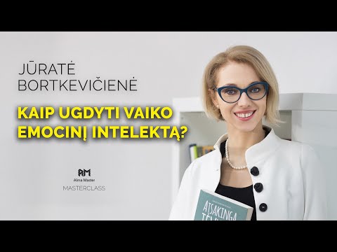 J. Bortkevičienė - MASTERCLASS - Kaip ugdyti vaiko emocinį intelektą? (Trailer)