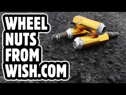 How dangerous are wish.com tuner wheel nuts? We find out! 😱