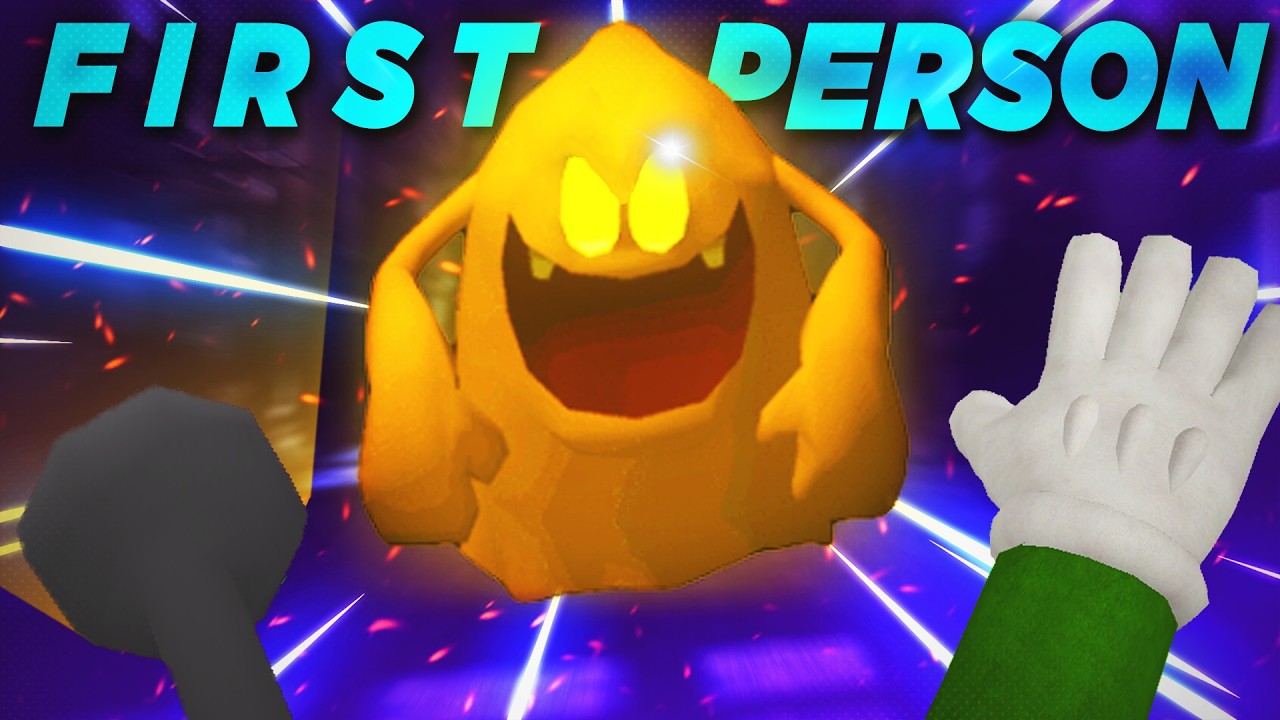 Luigi's Mansion but in FIRST PERSON