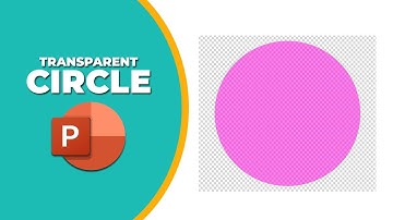 how to insert a transparent circle in PowerPoint
