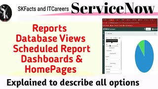 ServiceNow Reports & Database views & Dashboard | Schedule Reports #servicenow #reports #dashboards screenshot 1