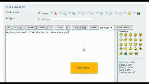 How to creat new topic in phpBB