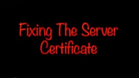 Fixing The Server Certificate Verification Failed On Ubuntu | Updating CA