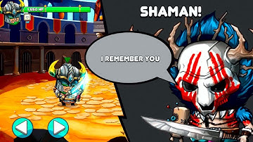 Tiny Gladiators - Android iOS Gameplay & BOSS SHAMAN & BY BoomBit Games