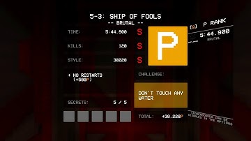 Daily ULTRAKILL P-rank until I get HRT (day 2 | 5-3)