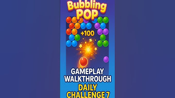 Bubbling Pop - Gameplay Walkthrough - Daily Challenge 7 (iOS,Android) #trending #viral