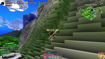 Cube World Playthrough Part 8 - Garior Insektoid Boss Battle On Rock Of Gelan [Multiplayer Server]