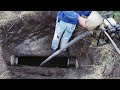 Penetration into an untouched german dugout ww2 metal detecting