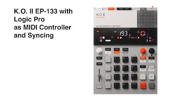 KO II EP-133 as midi controller in Logic Pro