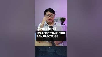 Học React Trong 1 Tuần để đi thực tập