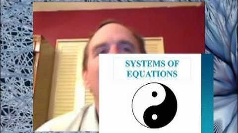 System Of Equations 1 - Introduction & Substitution Method