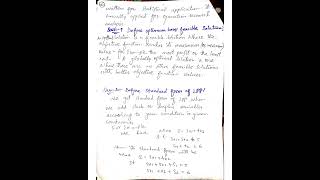 Operation research 2 past papers short questions solution  private affliated colleges UOS