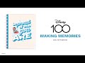 NPB D044 Disney 100 Making Memories Big Notebook