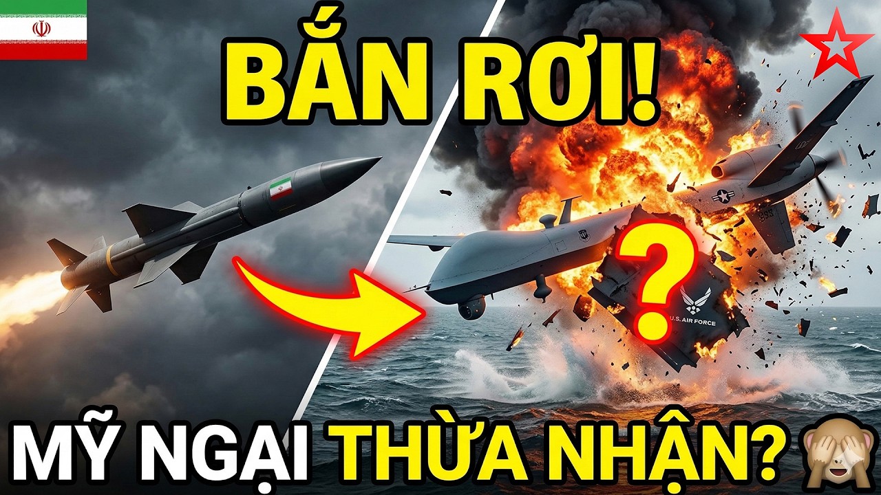 Mỹ khó khăn thừa nhận Iran bắn rơi máy bay hiện đại, chuyện bình thường mà nhỉ...