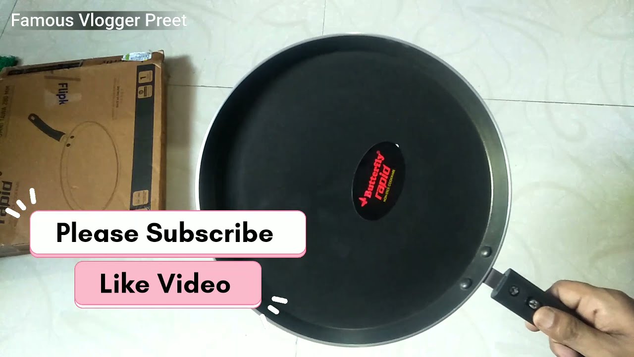 Butterfly Non-Stick Tawa, Butterfly Induction Tava, Dosa Tava Review and Unboxing