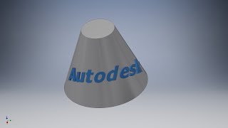 How to Autodesk Inventor 2018 Emboss & Text