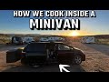 Gas Stove Cooking inside a Minivan!? #vanlife