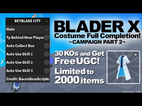 [FREE UGC] BEYBLADE CITY OP SCRIPT (EASY UGC) - YouTube