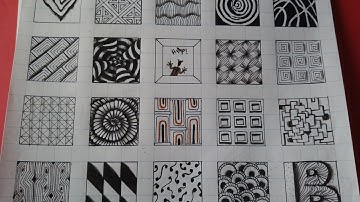 1001 Easy tangle patterns #288