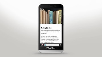 BlackBerry 10 Overview - Browser Basics