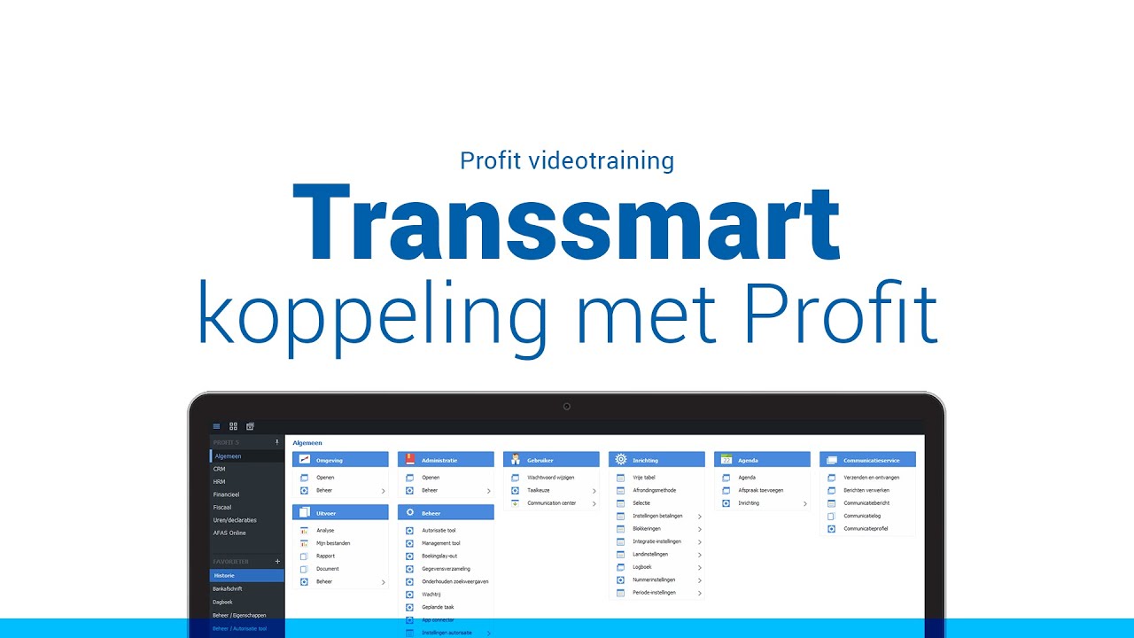 Transsmart Login Transsmart koppeling met Profit - YouTube