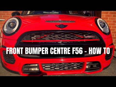 FRONT BUMPER CENTRE REPLACEMENT F56 - HOW TO