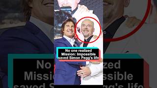 No wonder Simon Pegg would appear in Mission Impossible without a fee. The series saved his life.