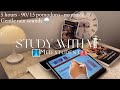 Study With Me 5 Hrs Med Student 90 15 Pomodoro No Music 