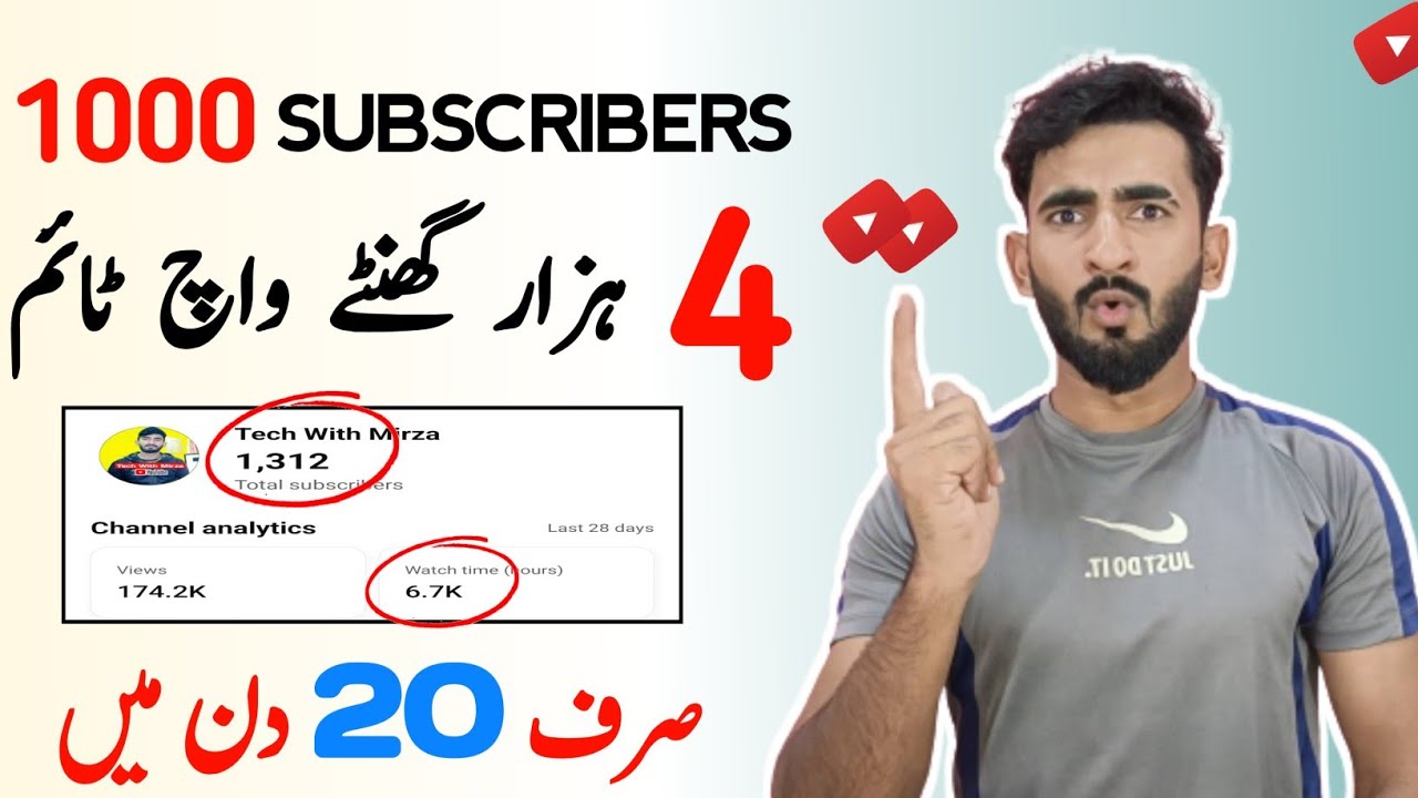 How to Complete 1000 Subscribers & 4000 Hours Watchtime | Grow YouTube ...