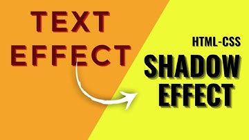 Text Shadow Effect Using Only HTML & CSS - Pure CSS Tutorial - CodeWithTanmay