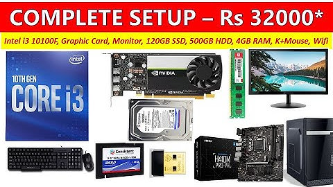 Subscribers Choice video: PC BUILD i3 10100F with Nvidia Graphic card complete setup,32K full Setup