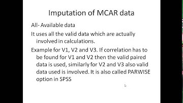 Missing Value Analysis 2.2