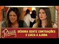 Débora sente contrações e Luiza a ajuda | As Aventuras de Poliana