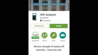 Wifi analyser for android screenshot 1